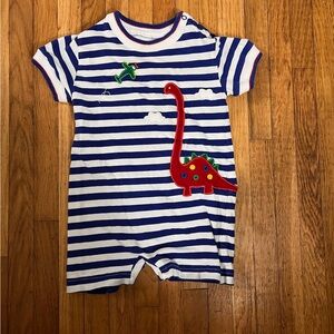 Florence Eiseman 18M Dinosaur Embroidered Romper